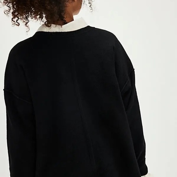Free People Black Sweater – Size Small - Picture 3 of 6